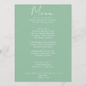 Moderne grillige kleurrijke Bright Fun Boho bruilo Menu (Voorkant)