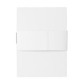 Moderne grillige zwarte kat bruiloft uitnodigingen wikkel (Achterkant Voorbeeld)