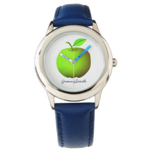 Moderne groene appel horloge