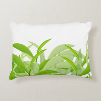 Moderne groene blad abstract botanisch werkkussen  accent kussen