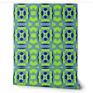 Moderne groene blauwe klassieke "Ratti_Creative_Ar Behang