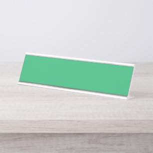 Moderne groene bureaubladnaamplaat bureau naambordje