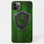 Moderne groene draak blaast wapenschild Case-Mate iPhone case (Achterkant)