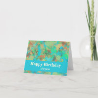 Moderne groene en gele druppels Abstract ontwerp