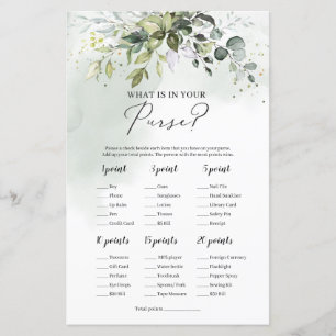 Moderne groene foliage wat er in je portemonnee zi