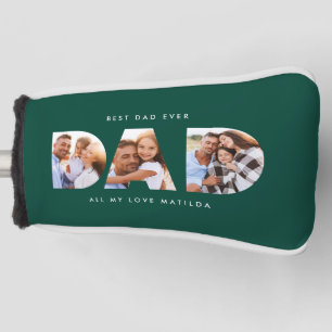Moderne groene Foto Golf Gepersonaliseerd Gift voo Golfheadcover