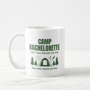 Moderne Groene Kamp Bachelorette Weekend Koffiemok