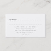 Moderne groene lijnen Waterverf artiest Afsprakenkaartje (Achterkant)