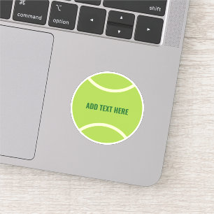 Moderne groene tennisbal sticker