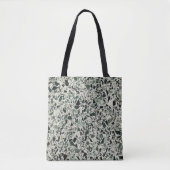 Moderne Groene Terrazzo Patroon Abstracte Draagtas (Voorkant)