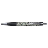 Moderne Groene Terrazzo Patroon Abstracte Pen (Achterkant)