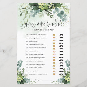 Moderne groenerige sukkel die zei dat het spel was