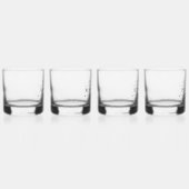 Moderne Groomsmen Gift  Elegant Beste Man Whisky Glas (Rechts)