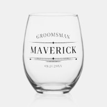 Moderne Groomsmen Gift  Elegant Beste Man