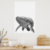 Moderne groothandel zwart wit poster (Keuken)