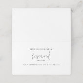 Moderne grootmoeder van de bruidegom zitplaatsen g (Buitenkant ongevouwen)