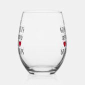 Moderne grootouders voor grootouders wijnglas zonder voet (Rechts)