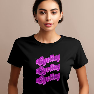 Moderne groovy Fietsen Graphic voor Fietsen vrouw T-shirt