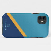 Moderne Guy Damask iPhone4 Hoesje-Mate™ Case-Mate iPhone Case (Achterkant (horizontaal))