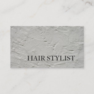 Moderne haar Stylist Grey Wall Design Professional Visitekaartje