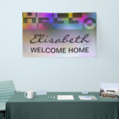 Moderne HALLO Banner + je rug. en ideeën (Beurs)