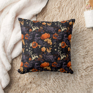 Moderne Halloween botanische bloemenkussenhoes Kussen