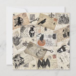 Moderne halloween briefkaarten