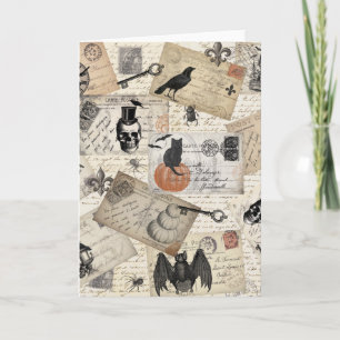 Moderne halloween briefkaarten