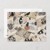 Moderne  halloween briefkaarten (Voorkant / Achterkant)