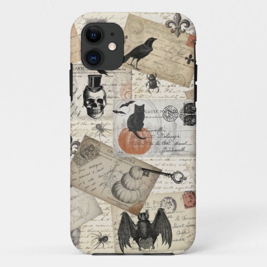 Moderne Halloween briefkaarten Case-Mate iPhone Case (Achterkant)