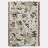 moderne  halloween briefkaarten deken (Voorkant Verticaal)