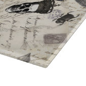 Moderne halloween briefkaarten snijplank (Hoek)