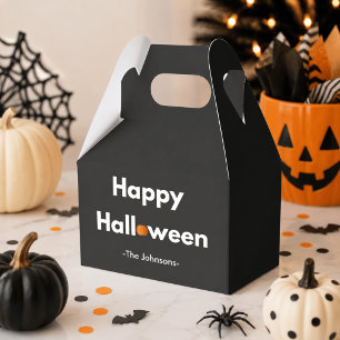 Moderne Halloween Favor Doos – Persoonlijk Bedankdoosjes