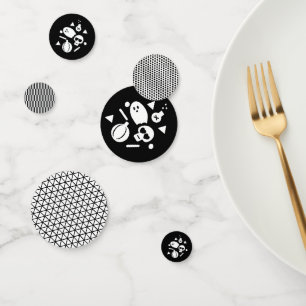 Moderne Halloween Geest Skelet Confetti