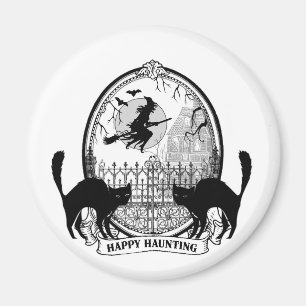 moderne Halloween heks Magneet