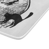 moderne Halloween-heks Snijplank (Hoek)