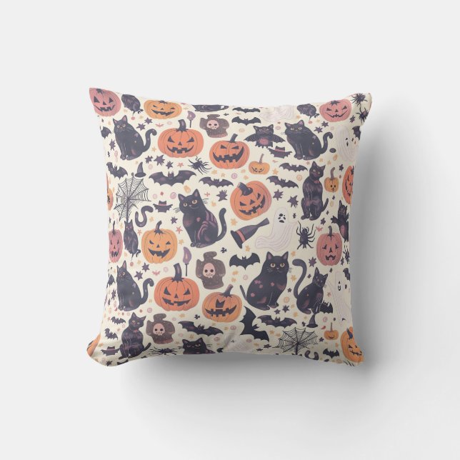 Moderne Halloween Kussen (Voorkant)