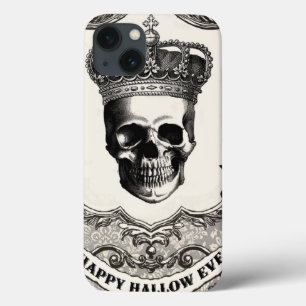 Moderne halloween schedel iPhone 13 hoesje