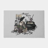 Moderne Halloween schedel Deurmat (Voorkant)