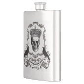 Moderne  Halloween schedel met kroon Flacon (Links)