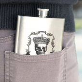 Moderne  Halloween schedel met kroon Flacon (Voorbeeld)