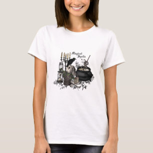 Moderne Halloween schedel T-shirt