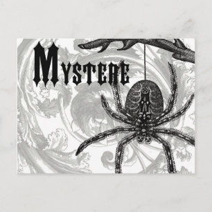 Moderne Halloween Tarantula Briefkaart