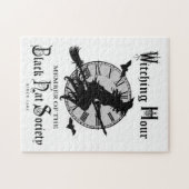 Moderne Halloween witch Legpuzzel (Horizontaal)