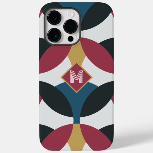 Moderne halve manen Case-Mate iPhone case (Achterkant)