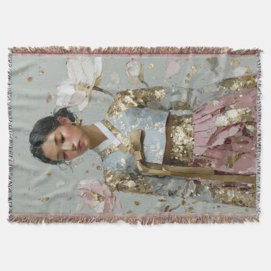 Moderne Hanbok Kunstprint Deken (Voorkant)