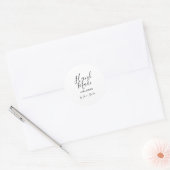 Moderne hand gemaakt met sticker van het liefdespa (Envelop)