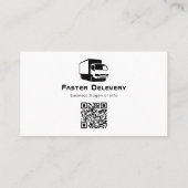 Moderne handel | geel visitekaartje (Achterkant)