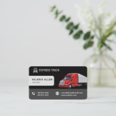 Moderne handel | Zwart Visitekaartje (Staand voorkant)