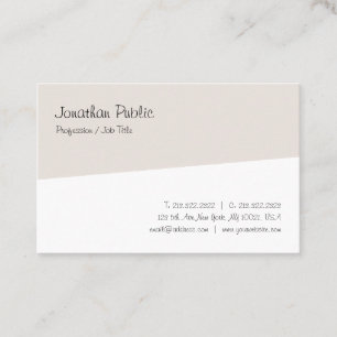 Moderne handgeschreven minimalistische scripts visitekaartje